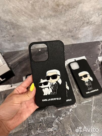 Чехол iPhone 12pro -14 promax Karl Lagerfeld