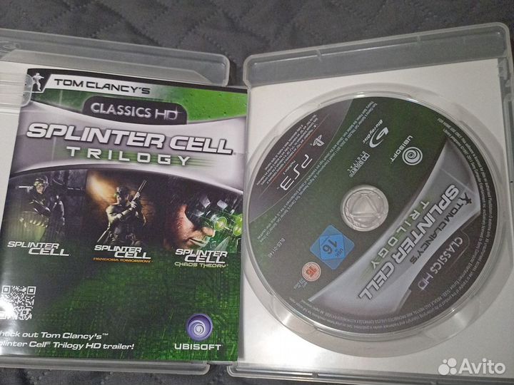 Игра Splinter cell trilogy PS3