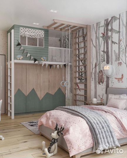 Детская комната для мальчика и девочки