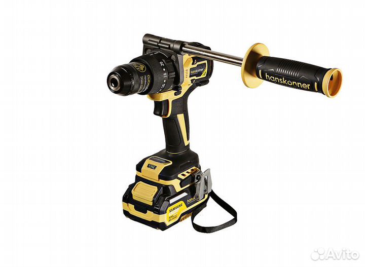 Дрель акк б/щ уд.Hanskonner platinum,18В,1Battery