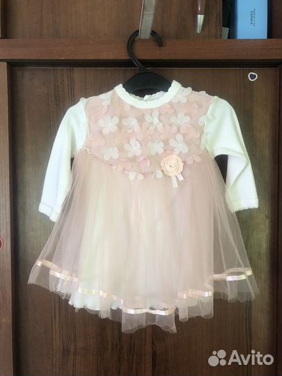 Нарядное платье 62-68