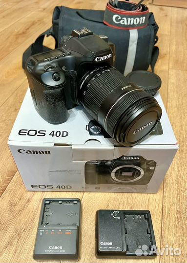 Зеркальный фотоаппарат canon eos 40d