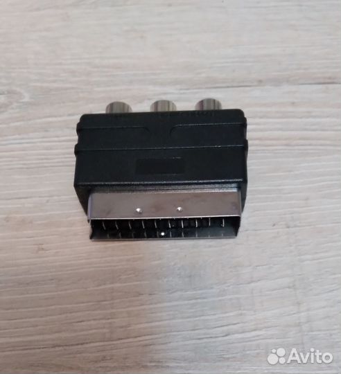 Адаптер-переходник для аудио и тв Scart - 3RCA