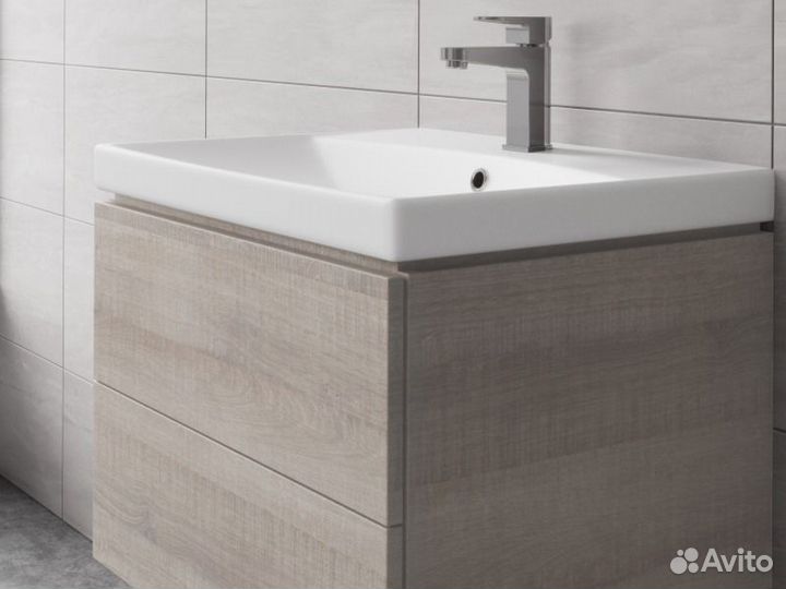 Раковина (умывальник) Cersanit Como 50 полувстр