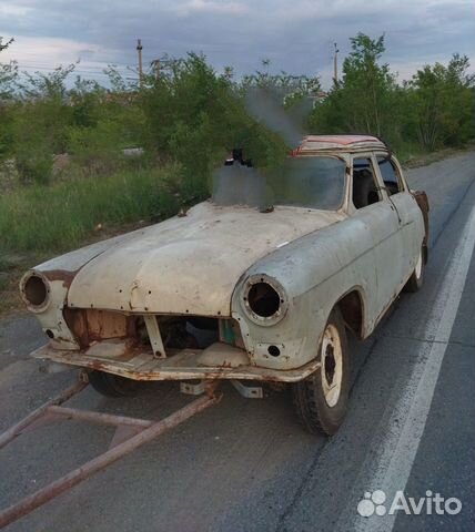 ГАЗ 21 Волга 2.5 MT, 1967, битый, 100 000 км с пробегом, цена 39000 руб.