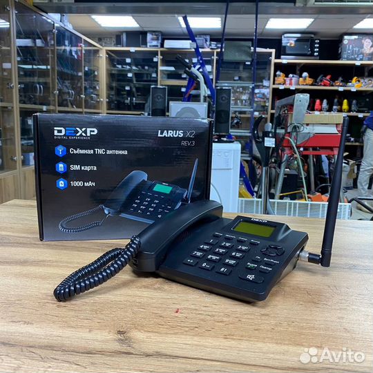 Стационарный GSM телефон dexp Larus X2 rev.3