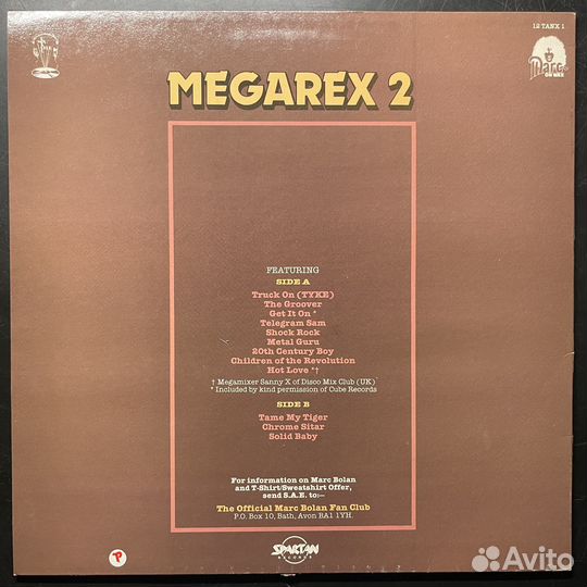 T. Rex – Megarex 2 (Англия 1985г.) 12