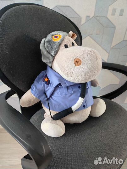 Мягкая игрушка бегемот дпс