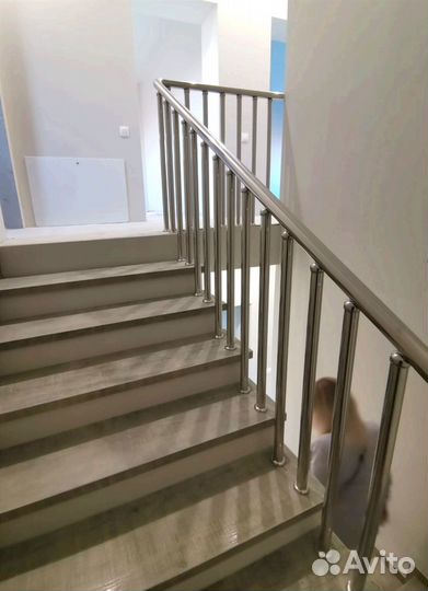 Перила, поручни из нержавеющей стали