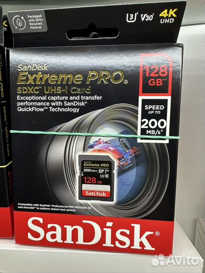 Sandisk extreme pro 128 gb v30