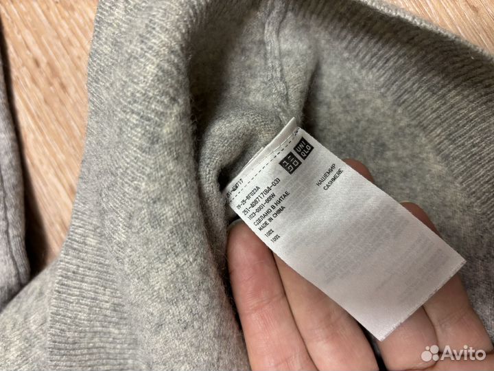 Кашемировый джемпер uniqlo