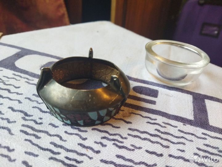 Солонка мельхиоровая