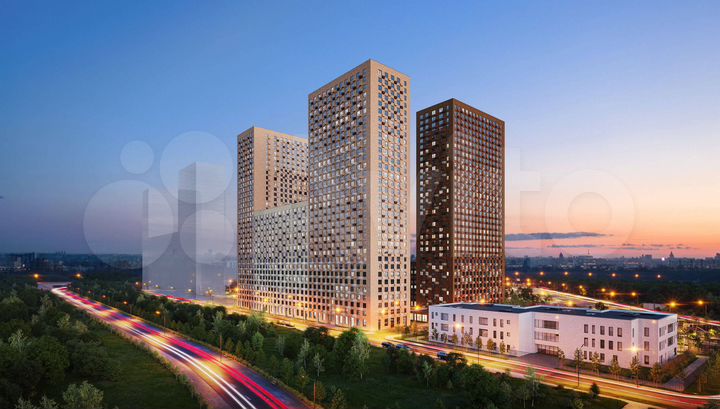 2-к. квартира, 66 м², 2/33 эт.