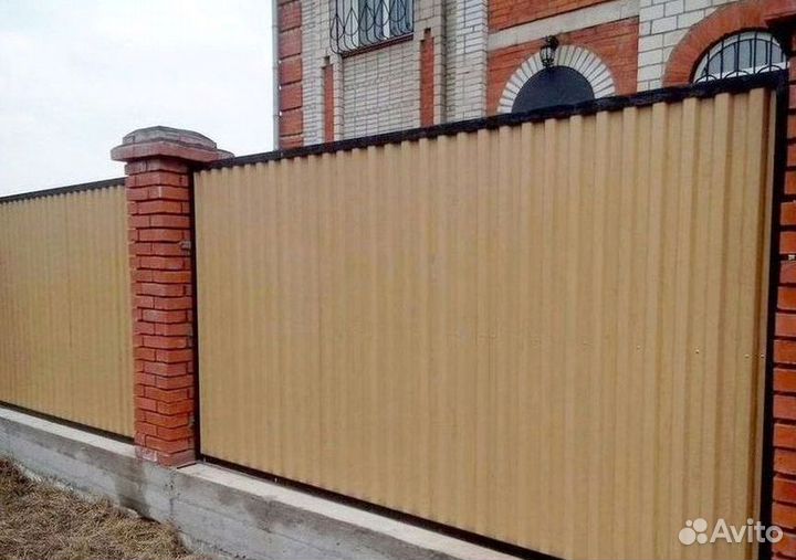 Откатные ворота под ключ