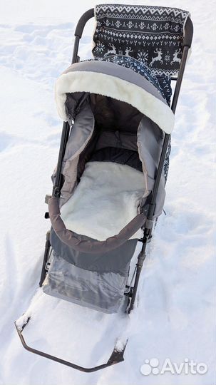 Санки коляска ника