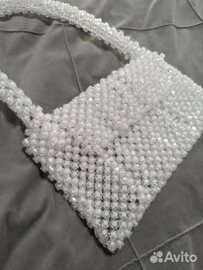 Плетеные сумки из бусин