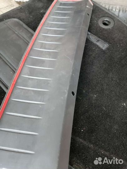 Накладка на задний бампер лада калина 2 универсал