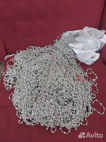 Цепочка занавеска гирлянда из бусин