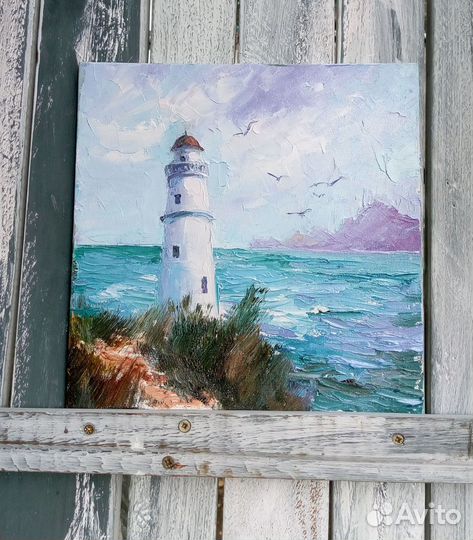 Картина маслом Морской пейзаж на заказ