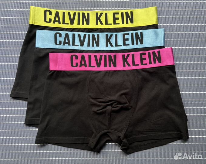 Трусы Calvin Klein черные 4 шт