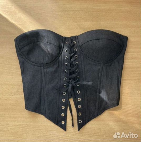 Корсет из джинсы