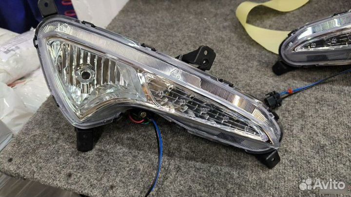 Птф LED правый Hyundai Solaris 2014-2017