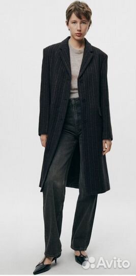 Пальто женское шерстяное Zara Manteco