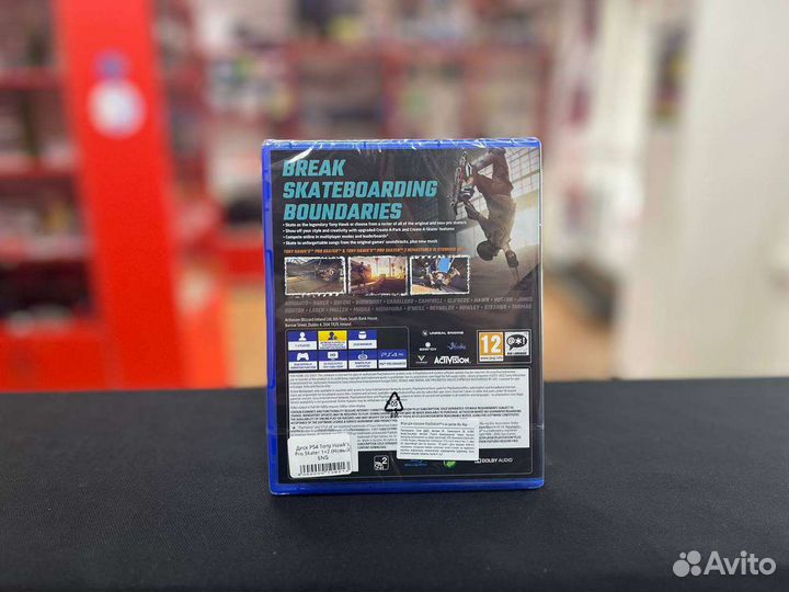 Диск PS4 Tony Hawks Pro Skater 2+1 (Новый)