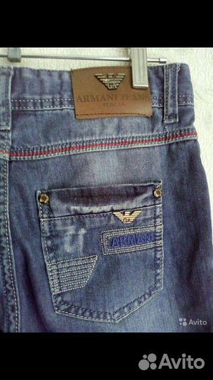 Джинсы Armani на мальчика 10 лет