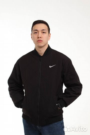 Бомбер Nike двухсторонний black