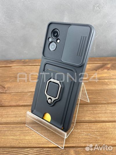 Чехол на Xiaomi Poco M4 5G / M5 трансформер (черны