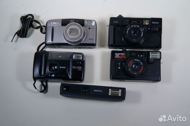 Коллекция пленочных фотокамер 35мм из японии