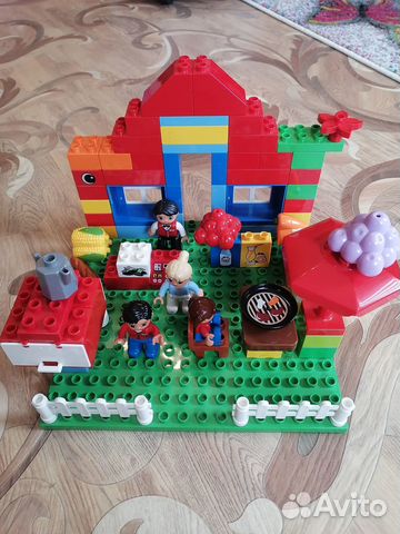 Lego duplo+аналог магазин-кафе