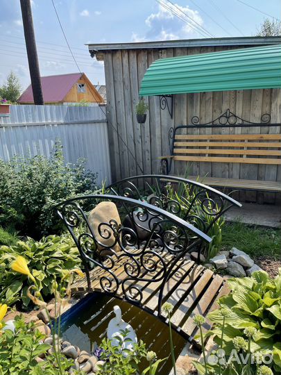 Кованый мостик для сада