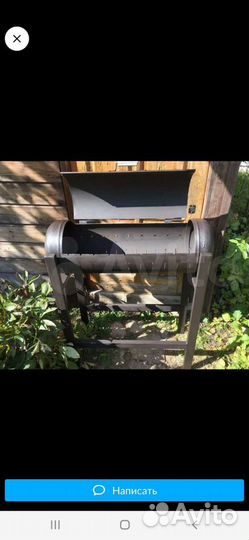 Мангал из газового балона