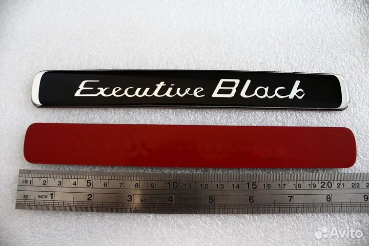 Эмблема Шильдик Executive White / Black L5HF4