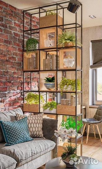 Стеллаж в стиле лофт