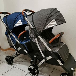 Коляска dearest прогулочная 2022г. серая