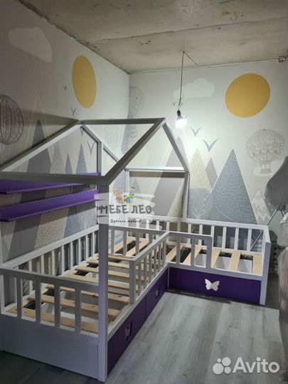 Детская кровать домик