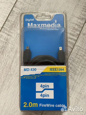 Кабель ieee1394 Maxmedia 2 метра
