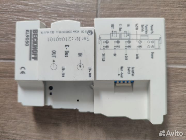 Beckhoff KL9020 + KL9050 модули расширения шины