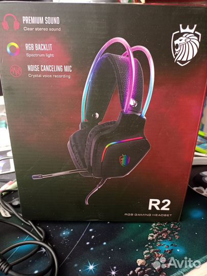 Игровые наушники с микрофоном