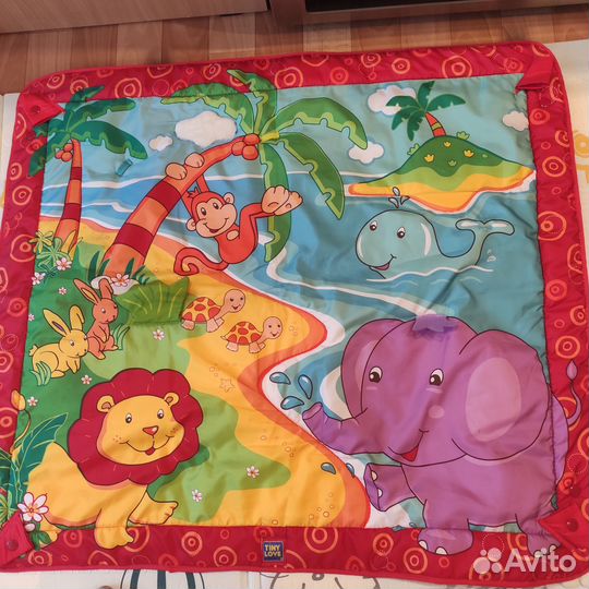 Развивающий коврик tiny love остров поющей обезьян