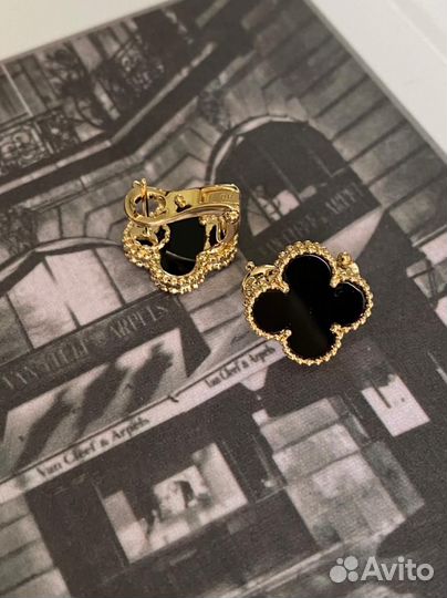 Серьги Van Cleef