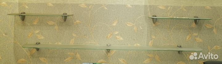 Стеклянные полки