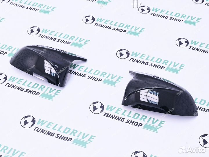 Крышки зеркал BMW X3 G01 X4 G02 стиль M с ребром