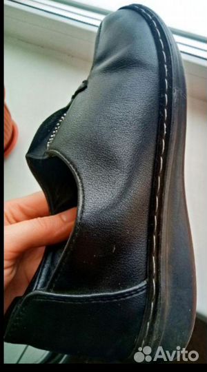 Туфли кожаные