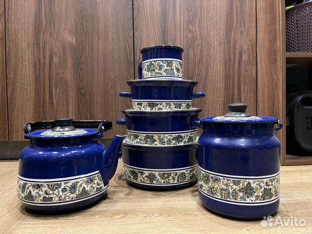 Набор столовой посуды эмалированный