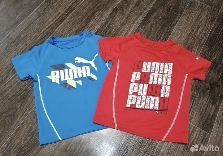 2 футболки puma на 4 годика