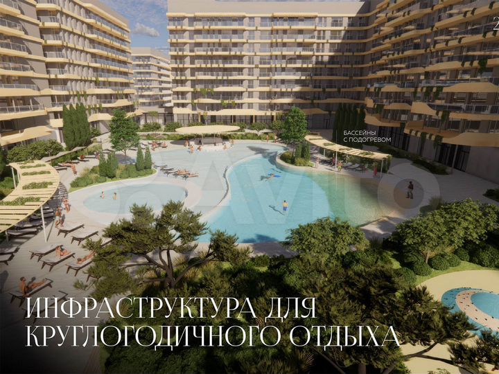 1-к. апартаменты, 36 м², 5/9 эт.